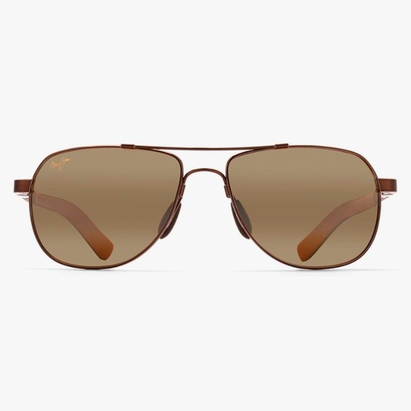 Maui Jim Guardrails Metallic Gloss Copper with HCL® Bronze Polarized lens EUC - Picture 14 of 14